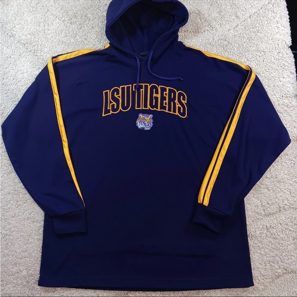 LSU Tigers Navy and Gold Men's Hoodie - Picture 2 of 2